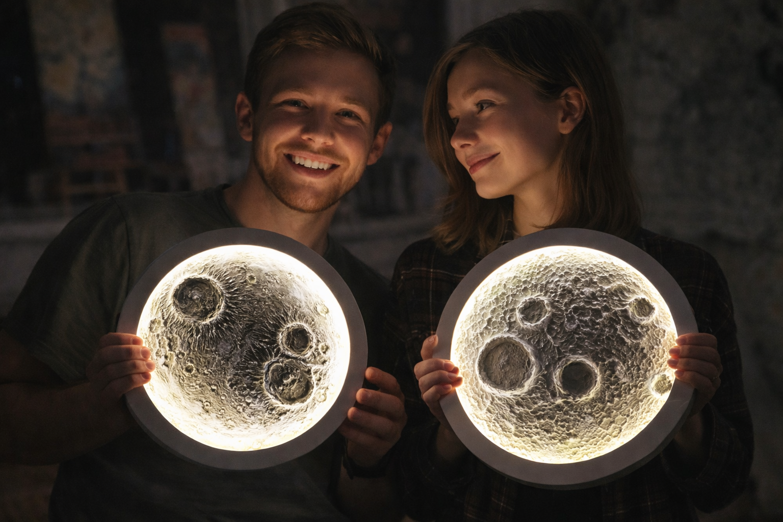 Панно «Луна» c подстветкой самая красочная битва